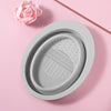 Silicone Foldable Makeup Brush Cleaner Bowl – Portable Brush Cleaning Pad