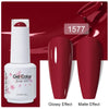 Top & Base 15ml (0.5 fl oz) Gel Nail Polish – Semi-Permanent UV/LED Soak-Off Base Coat and Top Coat, Long-Lasting Manicure
