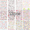 12-Pack Cartoon Stitch Angel Nail Stickers Kawaii Nail Art Decals for Kids Manicure