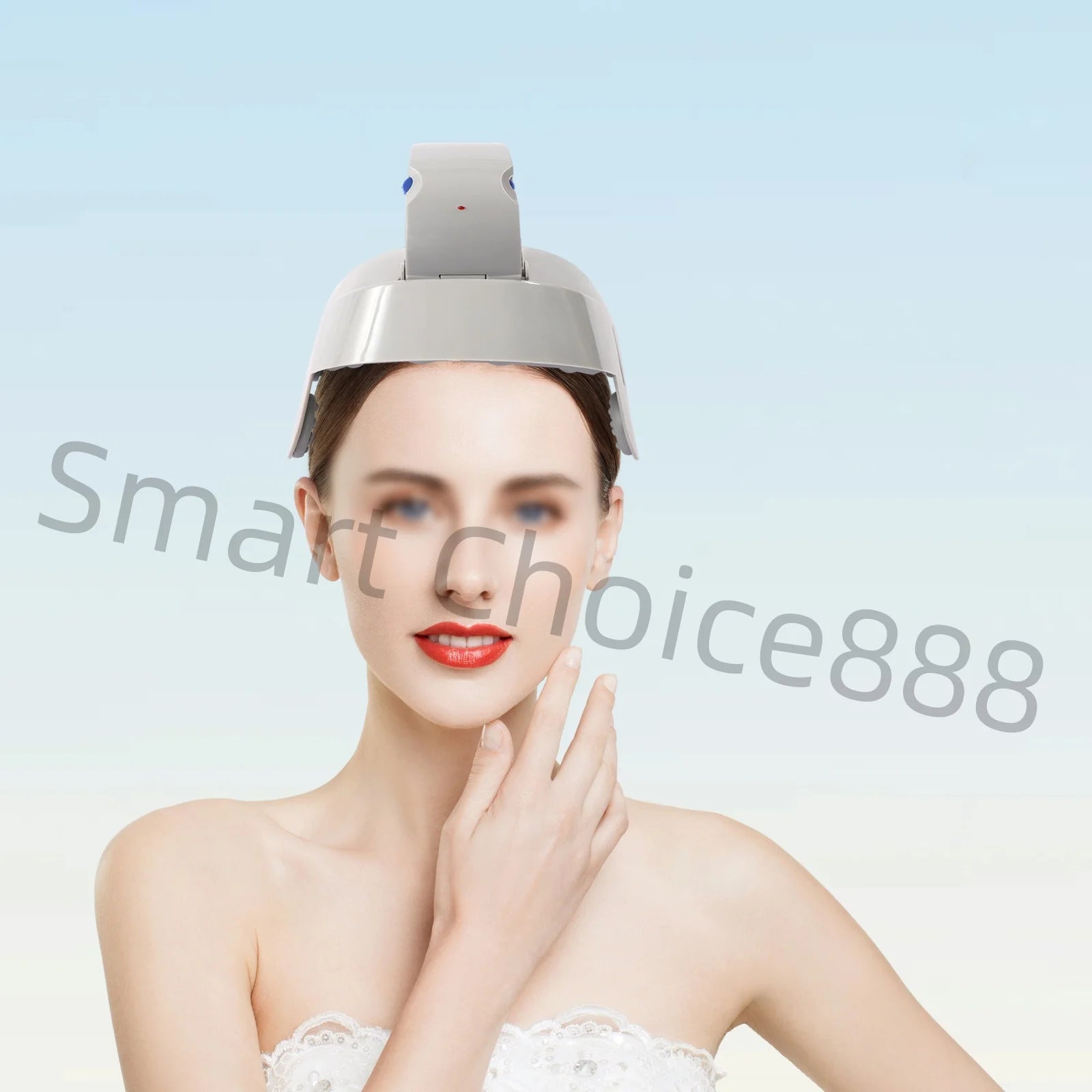 Electric Scalp Massager Helmet – Multifunctional Head Massager with 3-Level Vibration & Acupoint Therapy, Battery or Plug Powered