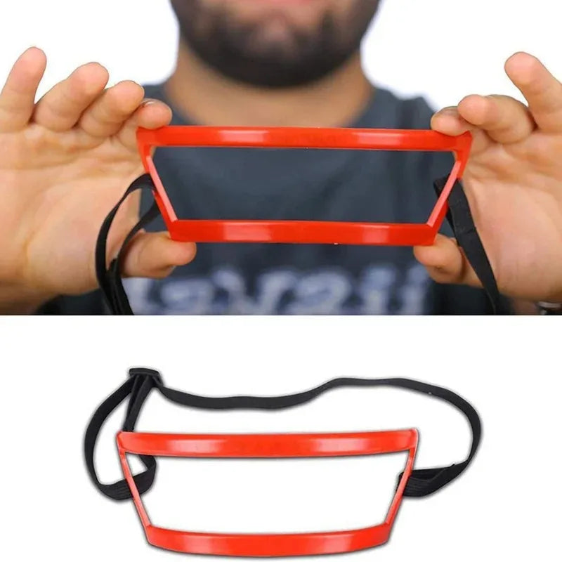 Barber Neckline Hair Guide Template - Salon Neck Hairline Styling Tool for DIY Haircuts