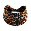 Boho Twisted Wide Turban Headband for Women - Thick Elastic Yoga & Workout Hairband