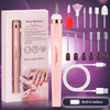 5-in-1 USB Rechargeable Electric Nail Drill Manicure Set - Portable Professional Nail File & Polisher for Gel, Acrylic & Salon Use
