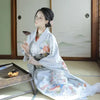 Ankle-Length Kimono Dress for Women – Traditional Japanese Yukata Cosplay Party Ethnic Streetwear