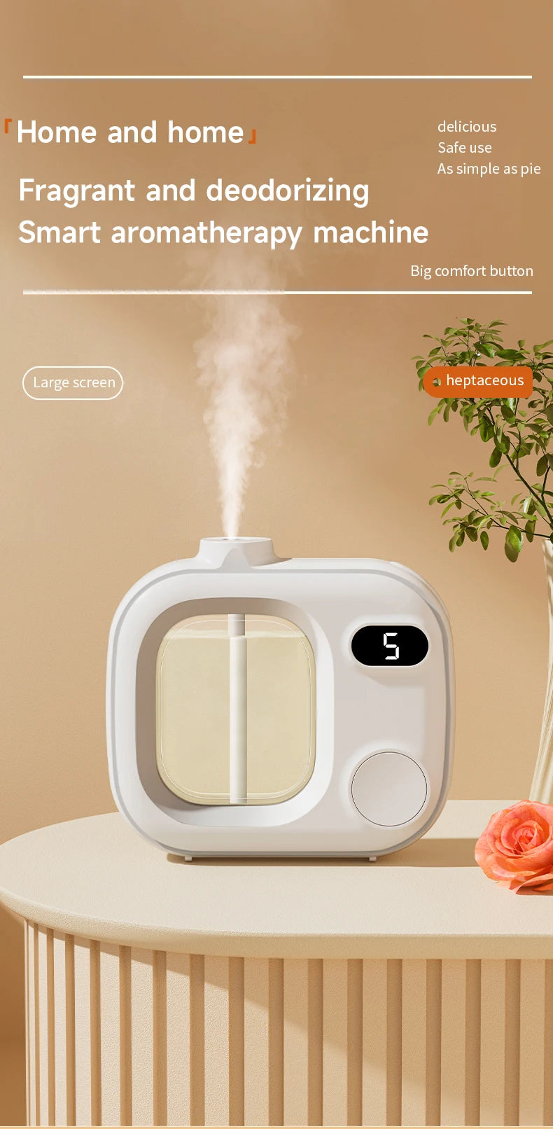 Automatic Aromatherapy Diffuser Fragrance Sprayer Air Freshener for Home, Bedroom & Bathroom
