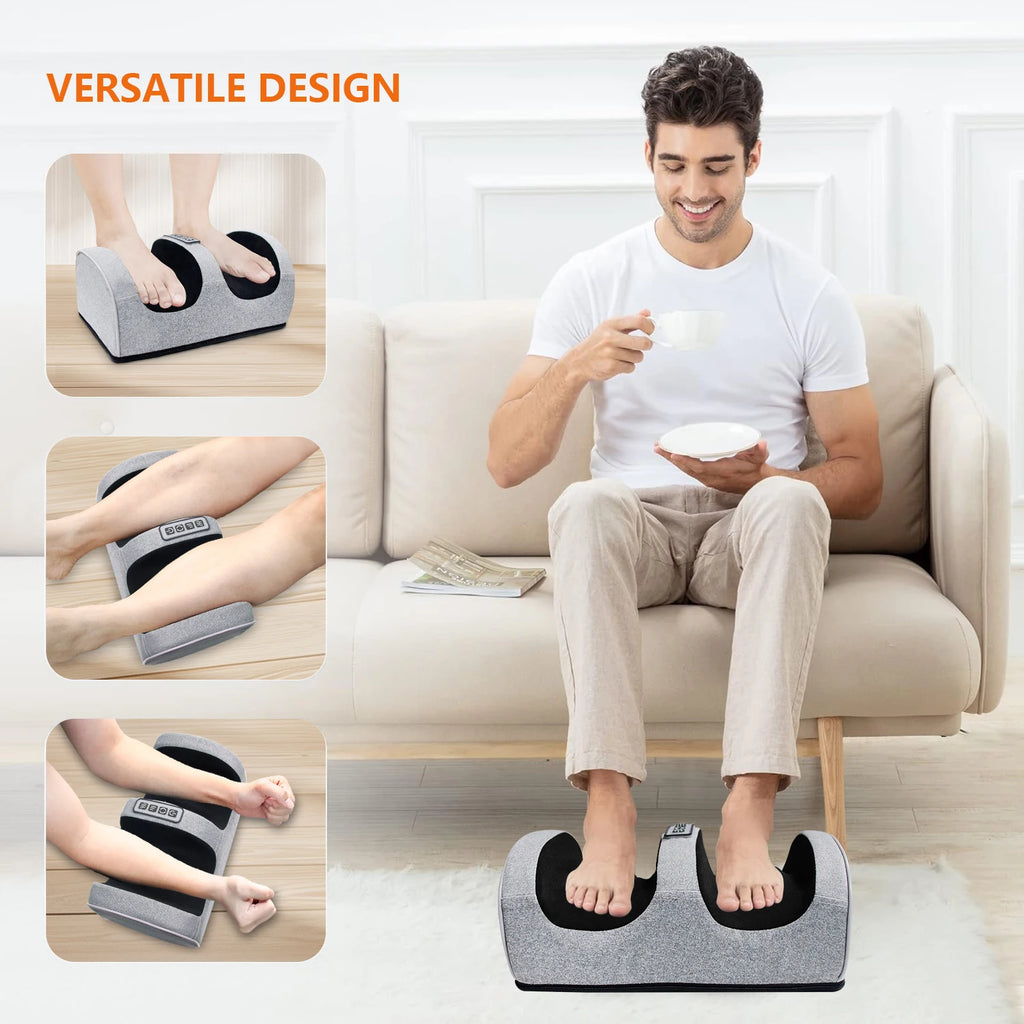 Foot massage machine Foot kneading foot leg massager electric heating home leg machine Christmas gifts, Valentine's Day gifts, M