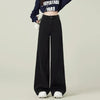 Women's Black High Waist Flare Jeans — Chic Streetwear Casual Denim