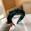 Wide Flower Headband for Women & Girls – Boho Designer Solid Color Hair Hoop
