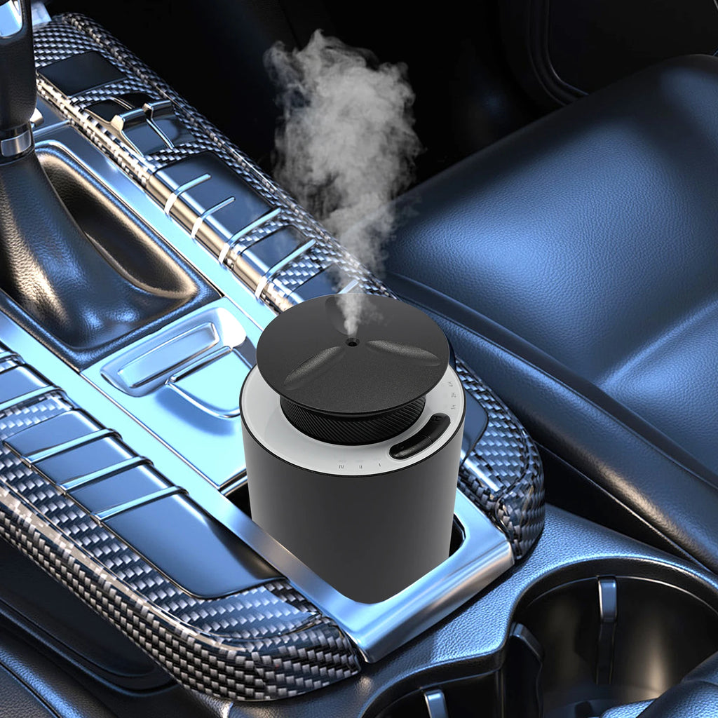 Mini Waterless USB Essential Oil Diffuser, 10ml/0.34oz — Portable Aroma Diffuser with 3 Spray Modes, 2000mAh Rechargeable for Car & Home