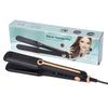 Ceramic Wide Plate Hair Straightener with Negative Ions – Adjustable 160–220°C (320–428°F) 2-in-1 Straightener & Curler