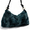 Real Mink Fur Shoulder Bag Luxury Women's Fur Crossbody Handbag
