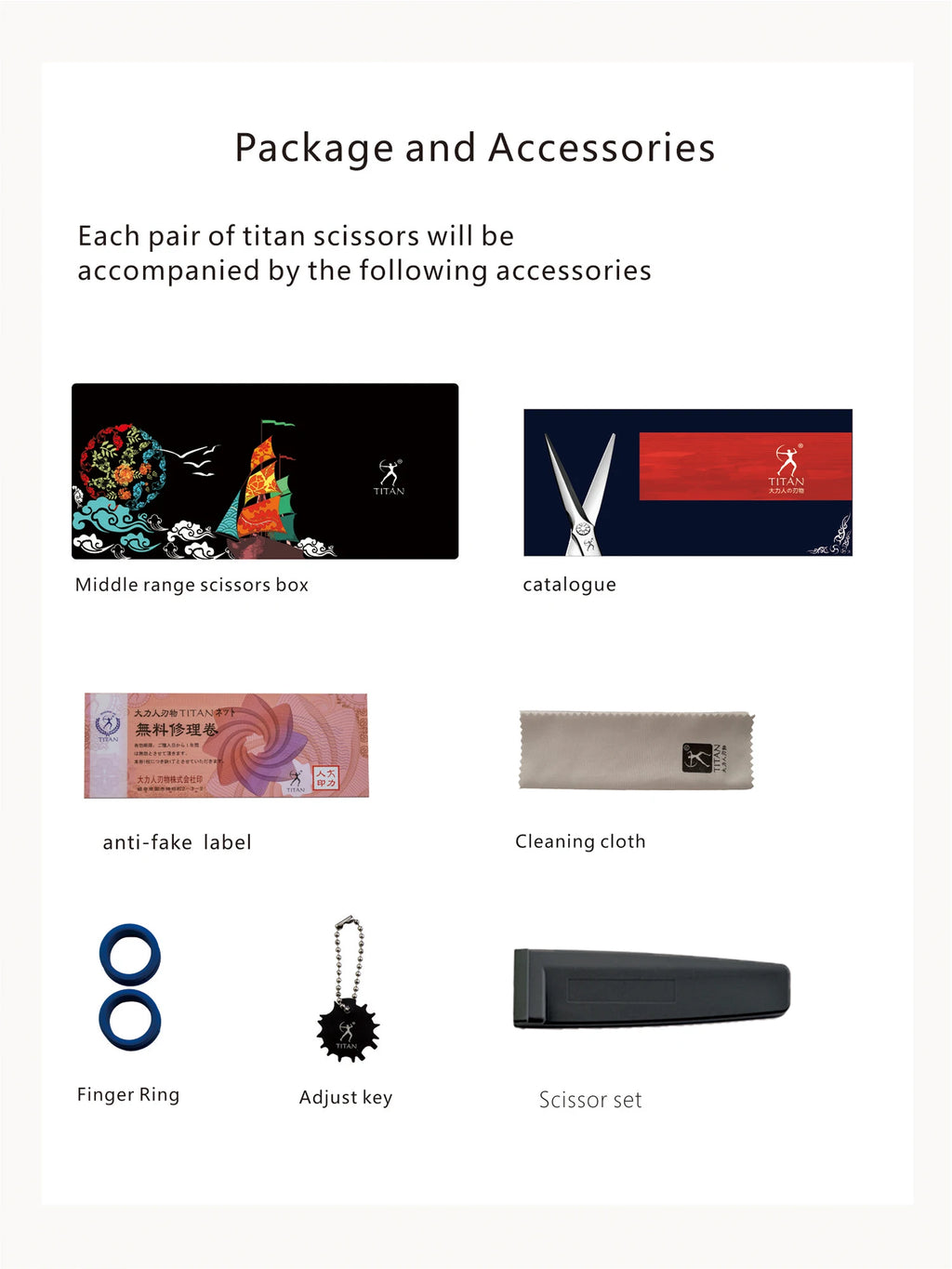 TITAN 3D Professional Barber Hairdressing Shears 6.0 in (15 cm) Japan 440C Stainless Steel