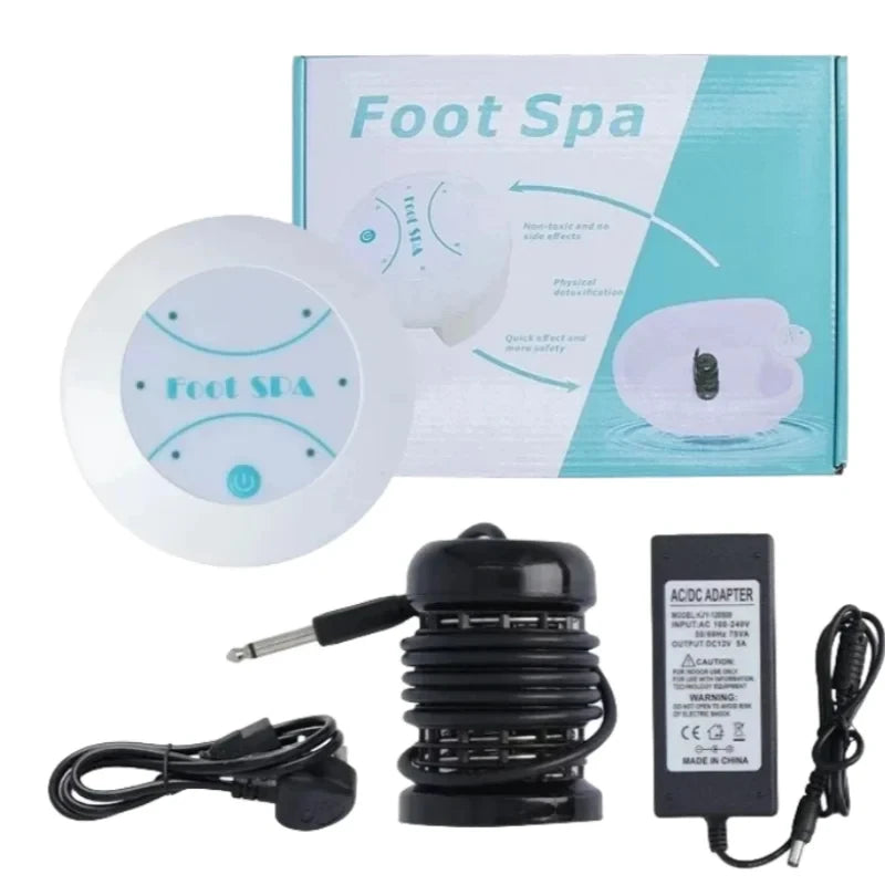 Ionic Foot Spa Massager – Heated Vibration Whirlpool Bubble Foot Bath with Detox