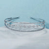 Rhinestone Star Headband with Multilayer Pearls and Zircon Bridal Party Hairband