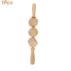 Wood Therapy Massage Roller and Gua Sha - Wooden Anti-Cellulite Slimming Massager for Body, Back & Feet