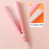 Mini Ceramic Tourmaline Hair Curler & Crimper – 15mm (0.6in) Portable Flat Iron for All Hair Lengths
