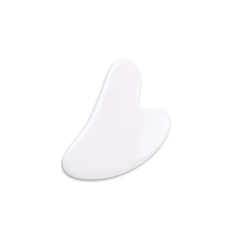 Natural Resin Gua Sha and Facial Roller - Massager for Face, Neck & Eyes