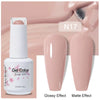 Top & Base 15ml (0.5 fl oz) Gel Nail Polish – Semi-Permanent UV/LED Soak-Off Base Coat and Top Coat, Long-Lasting Manicure