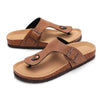 Women's Cork Suede Mules with Arch Support - Anti-Slip Outdoor Clogs