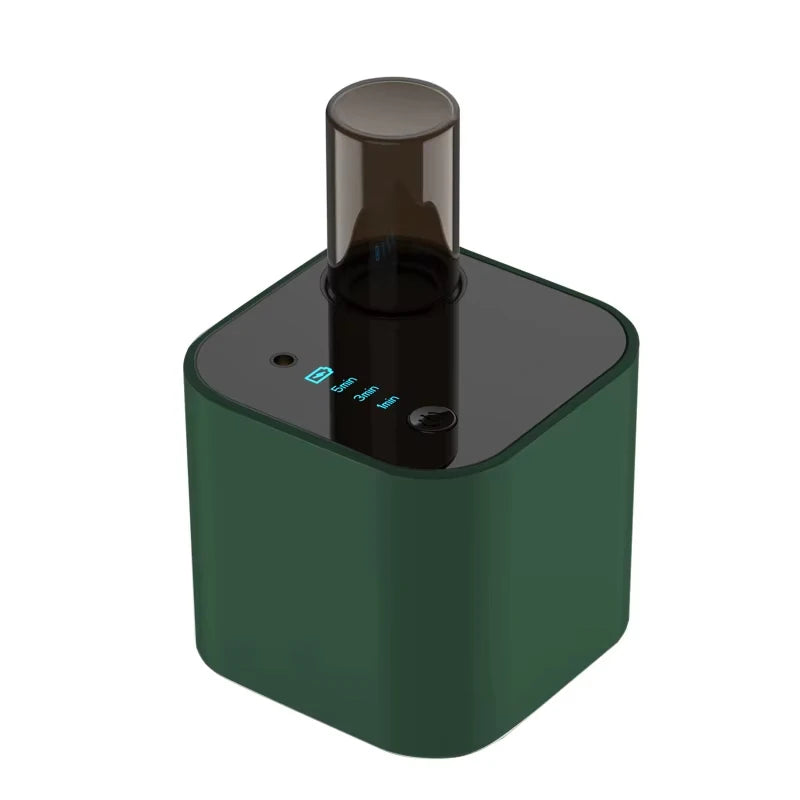 Rechargeable USB Portable Waterless Aroma Diffuser Nebulizer – 10ml Pure Essential Oil Scent for Home & Office