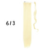 Wrap-Around Clip-In Ponytail Hair Extension 22-34 in (56-86 cm) Long Straight Heat-Resistant Synthetic Blonde Brown