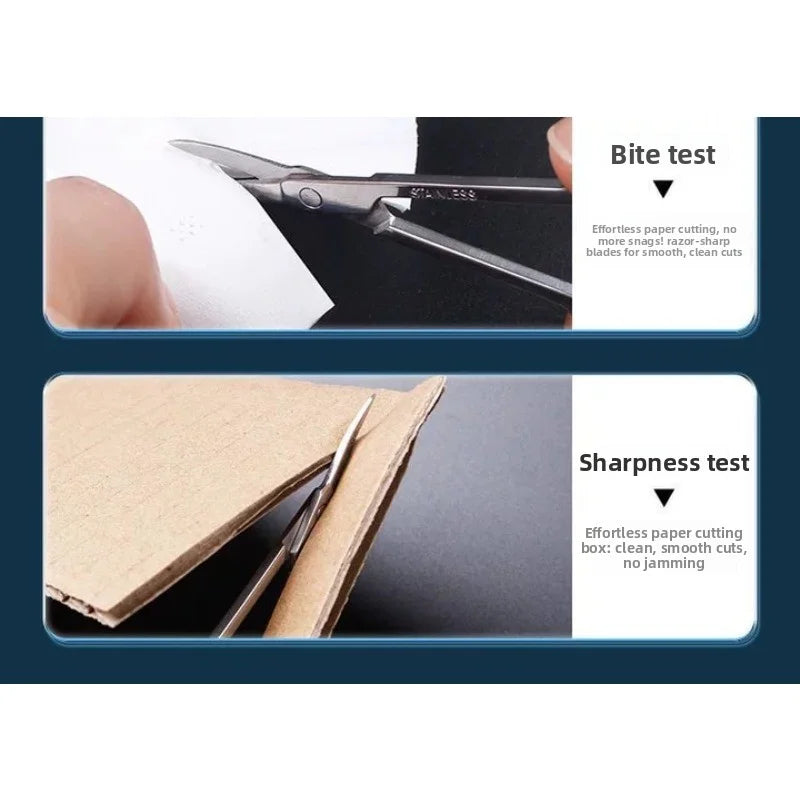 Professional Stainless Steel Cuticle Scissors – Curved Tip Small Manicure & Nail Art Dead Skin Remover