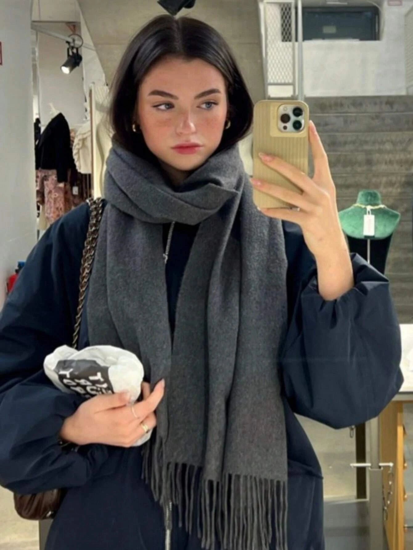 New 62 Color Winter Scarf For Women Long Warm Cashmere Scarves Hijab Solid Lady Shawl Wrap Female Pashmina Bandana Head Scarfs