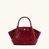 JW PEI Hana Women's Genuine Leather Dumpling Bag Brown Mini Crossbody Shoulder Tote