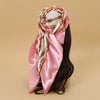 Satin-Feel Square Scarf 90 x 90 cm (35.4 x 35.4 in) – Satin-Look Polyester Hijab, Neckerchief, Shawl & Headscarf for Women