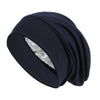 Satin-Lined Turban Sleep Cap & Hijab Inner Bonnet - Soft Knit Beanie Headscarf for Hair Loss
