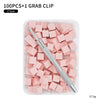 50-Pack Square Nail Art Sponge Set with Grab Pen — Ombre Gradient Sponges for Gel Polish Manicure