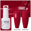 Top & Base 15ml (0.5 fl oz) Gel Nail Polish – Semi-Permanent UV/LED Soak-Off Base Coat and Top Coat, Long-Lasting Manicure