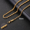Stainless Steel Cuban Link Chain Necklace — Curb Choker in Gold, Silver & Black, Chunky Unisex