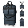 Foldable Rolling Travel Duffel – Expandable Luggage with Spinner Wheels and Telescopic Handle, Large Capacity – 30/36/40 in (76/91/102 cm)