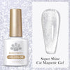 Cat Eye Magnetic Gel Nail Polish 10ml (0.34 fl oz) HEMA & TPO Free, Semi-Permanent Soak-Off, Full Coverage — 117 Colors
