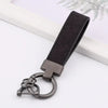 Personalized Suede Leather Keychain with Stainless Steel Buckle – Custom Logo/Name Car & Motorcycle Keyring, Unisex Gift