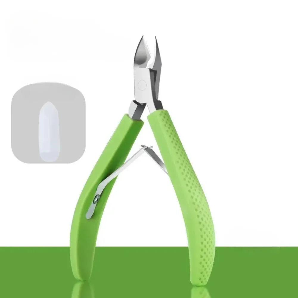 Stainless Steel Cuticle Nippers - Precision Nail Manicure Scissors & Trimmer for Dead Skin Removal, Pedicure Tool