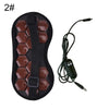 Tourmaline Jade Eye Massager - Electric Heated Eye Mask with Germanium Infrared Therapy & 16 Jade Stones