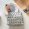 Large Capacity Women's Cosmetic Bag - Plaid Zipper Travel Makeup Clutch, Multiple Sizes (Up to 24 x 18 x 7.5 cm | 9.4 x 7.1 x 3.0 in)