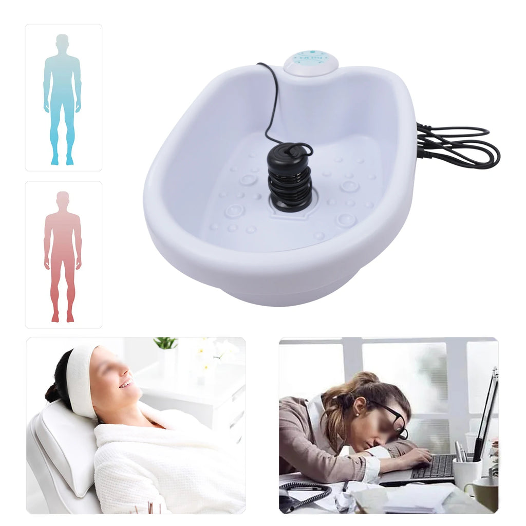 Ionic Foot Bath Detox Machine – 30-Minute Timer, 12V Negative Ion Foot Spa for Home & Salon