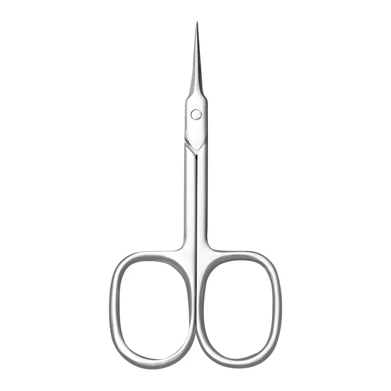 Professional Stainless Steel Cuticle Scissors – Curved Tip Small Manicure & Nail Art Dead Skin Remover