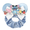 Disney Mouse Ears Sequin Velvet Bow Elastic Headband 4 in (10 cm) – Women's & Girls Party Hair Accessory