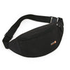 Unisex Black Waist Bag Running Fanny Pack Crossbody Chest Phone Pouch Multifunction Belt Bag