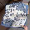 Polyester Satin-Look Square Scarf 70 x 70 cm (27.6 x 27.6 in), Cat Print Headscarf, Neck Wrap, Bandana for Women