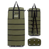 5-Layer Foldable Rolling Travel Bag with Spinner Wheels - Large Waterproof Luggage for Weekend Getaways
