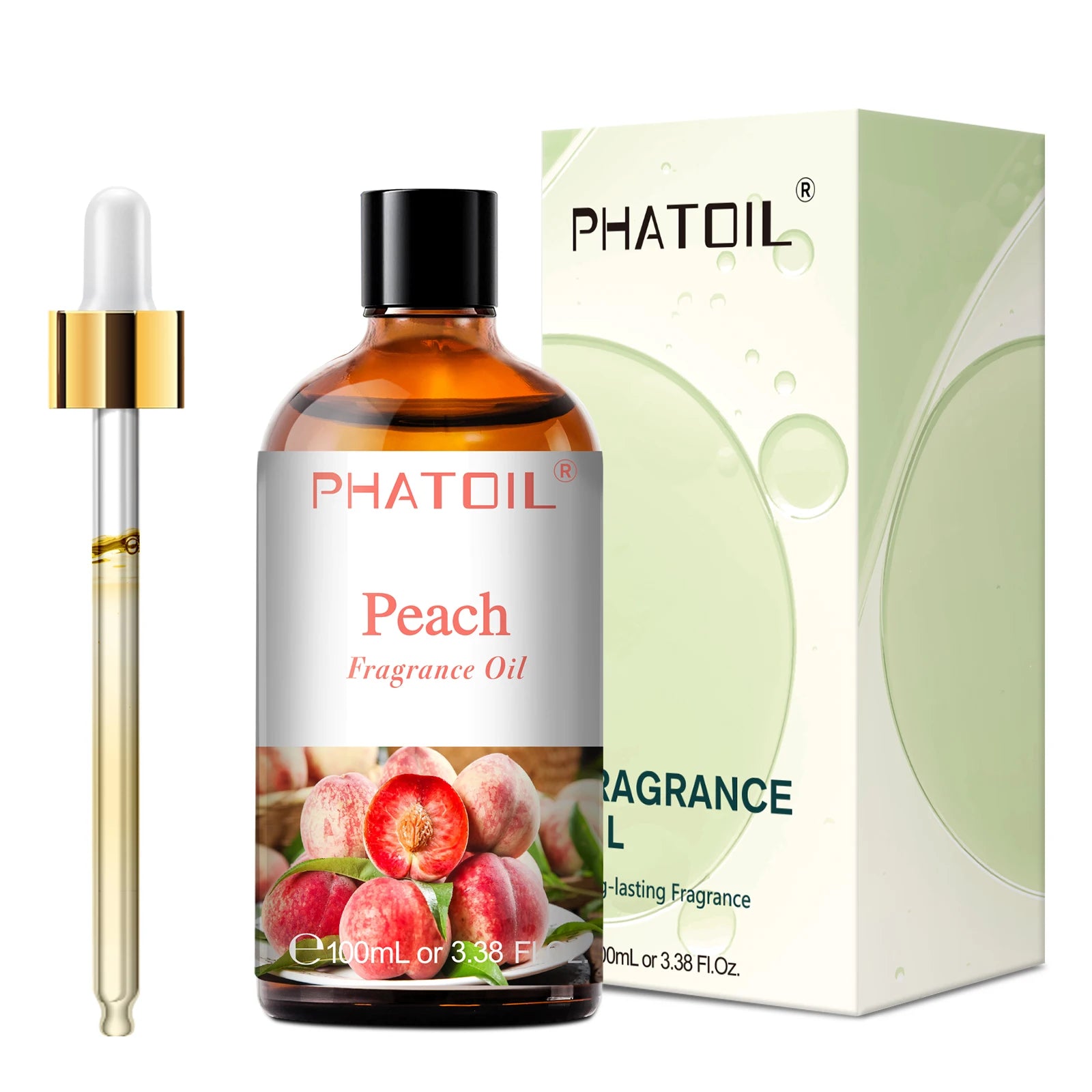 PHATOIL 100ml Aromatherapy Fragrance Oil — Coconut & Vanilla, Strawberry, Cherry, Lemon — 1/2/3-Pack for Diffuser, Candle Making & DIY