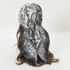 Satin-Feel Square Scarf 90 x 90 cm (35.4 x 35.4 in) – Satin-Look Polyester Hijab, Neckerchief, Shawl & Headscarf for Women
