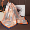 Luxury Satin Square Scarf 70 x 70 cm (27.6 x 27.6 in) – Silk-Feel Polyester Shawl Hijab Neckerchief Hair Ribbon Headband Bandana