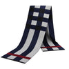 Men's Cashmere-Feel Scarf 180 x 31 cm (71 x 12 in) Plaid Stripe Pashmina Shawl Warm Winter
