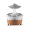 Remote-Controlled Aroma Diffuser Humidifier with RGB Night Light – UFO, Raindrop & Christmas Tree Designs for Home & Office